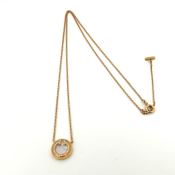 TIFFANY Gold Diamond Necklace - Picture 3 of 7